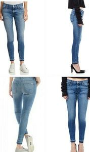 HUDSON Nico Mid Rise Crop Skinny W/Release Hem